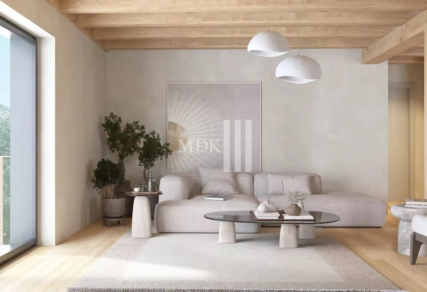 Magnificent 4.5-room apartment on the ground floor - Photo 3 of 13