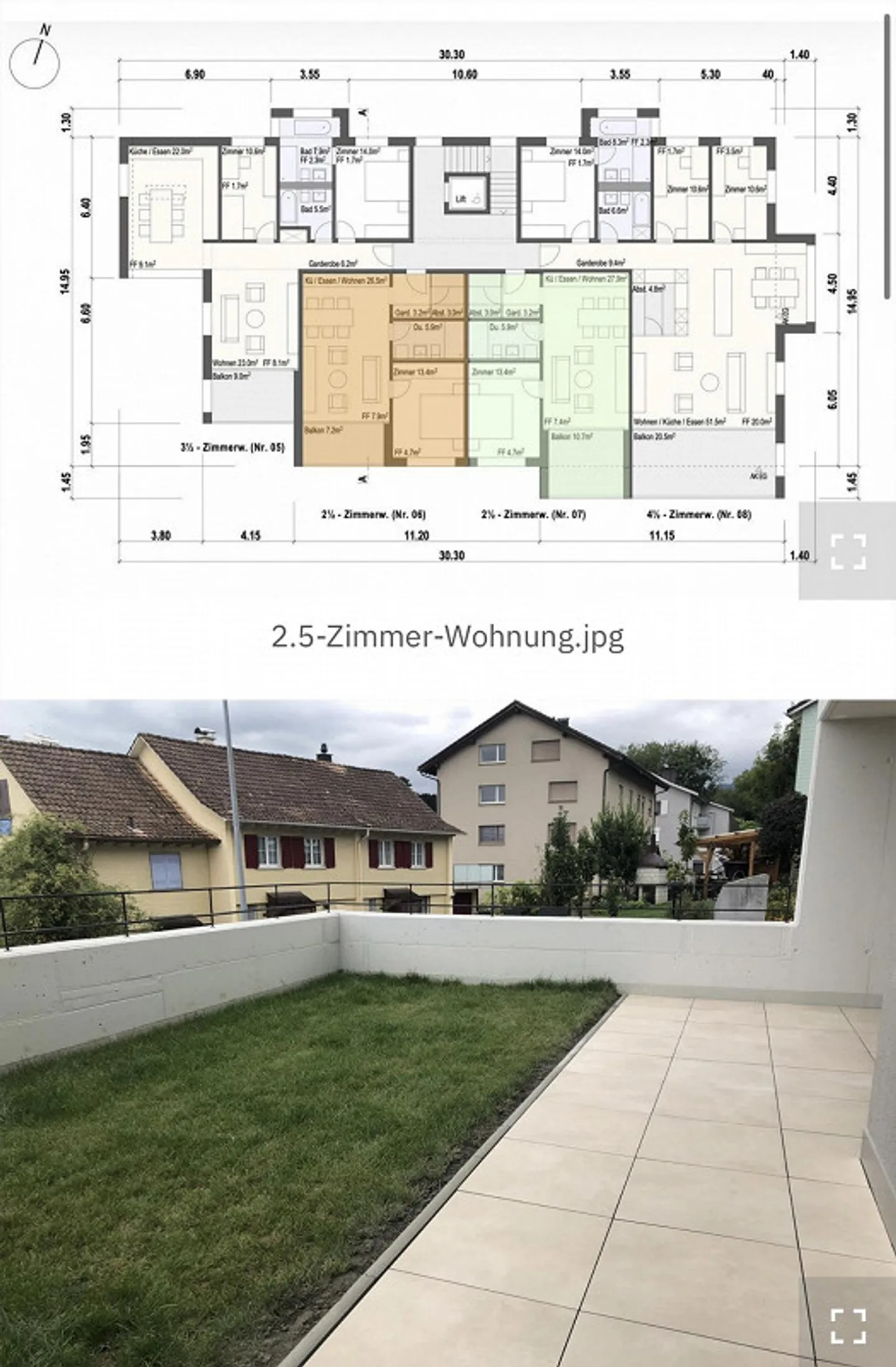 Appartement moderne de 2,5 pièces avec jardin - Photo 9 sur 9