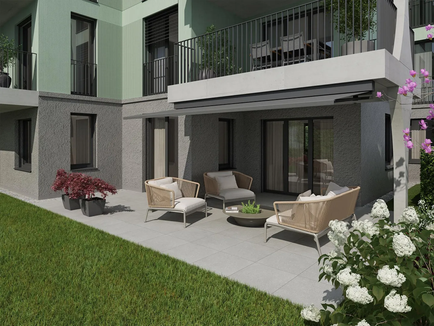 3.5-Room Garden Apartment in the Heart of Fehraltorf - Photo 1 of 5