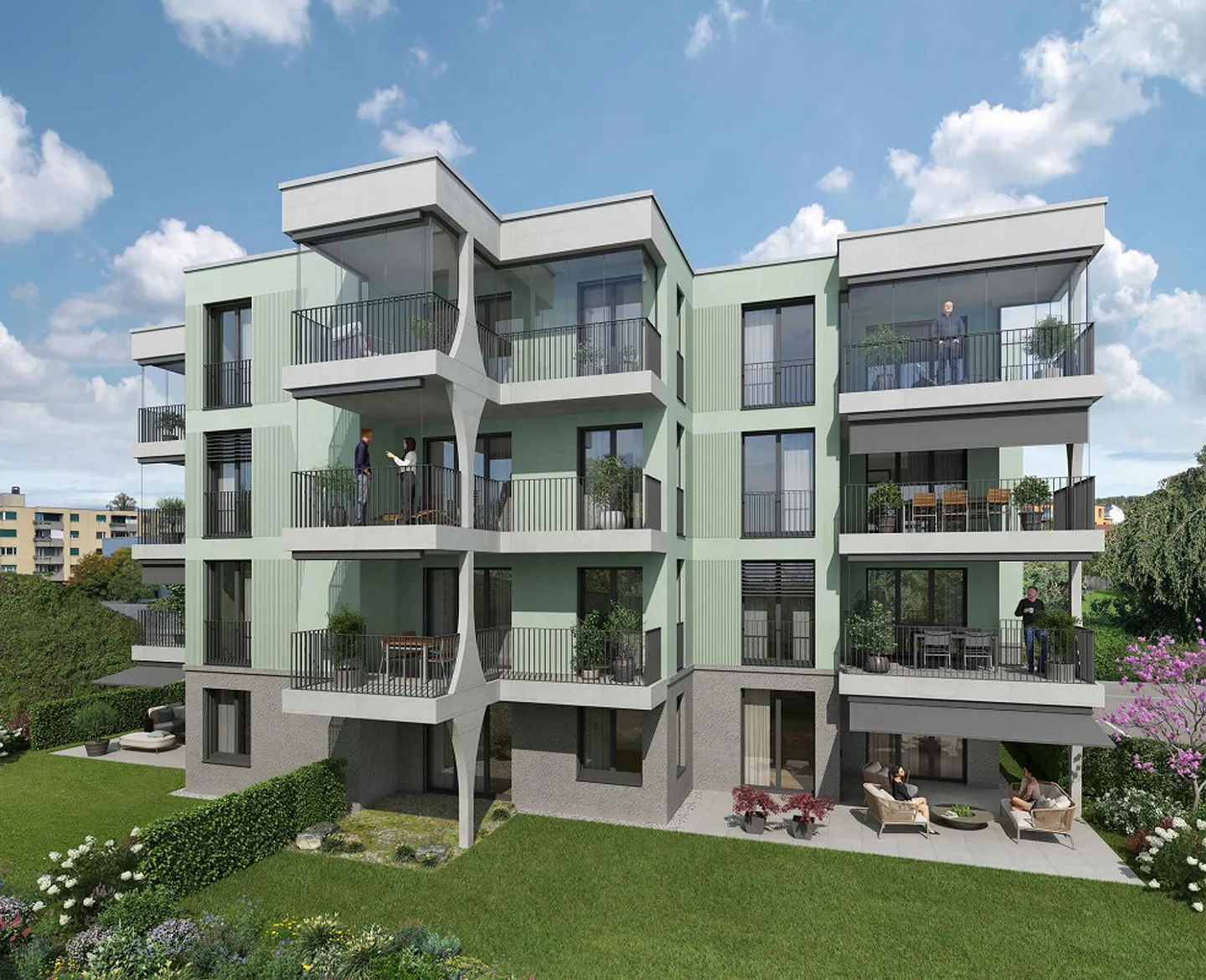 3.5-Room Garden Apartment in the Heart of Fehraltorf - Photo 3 of 5