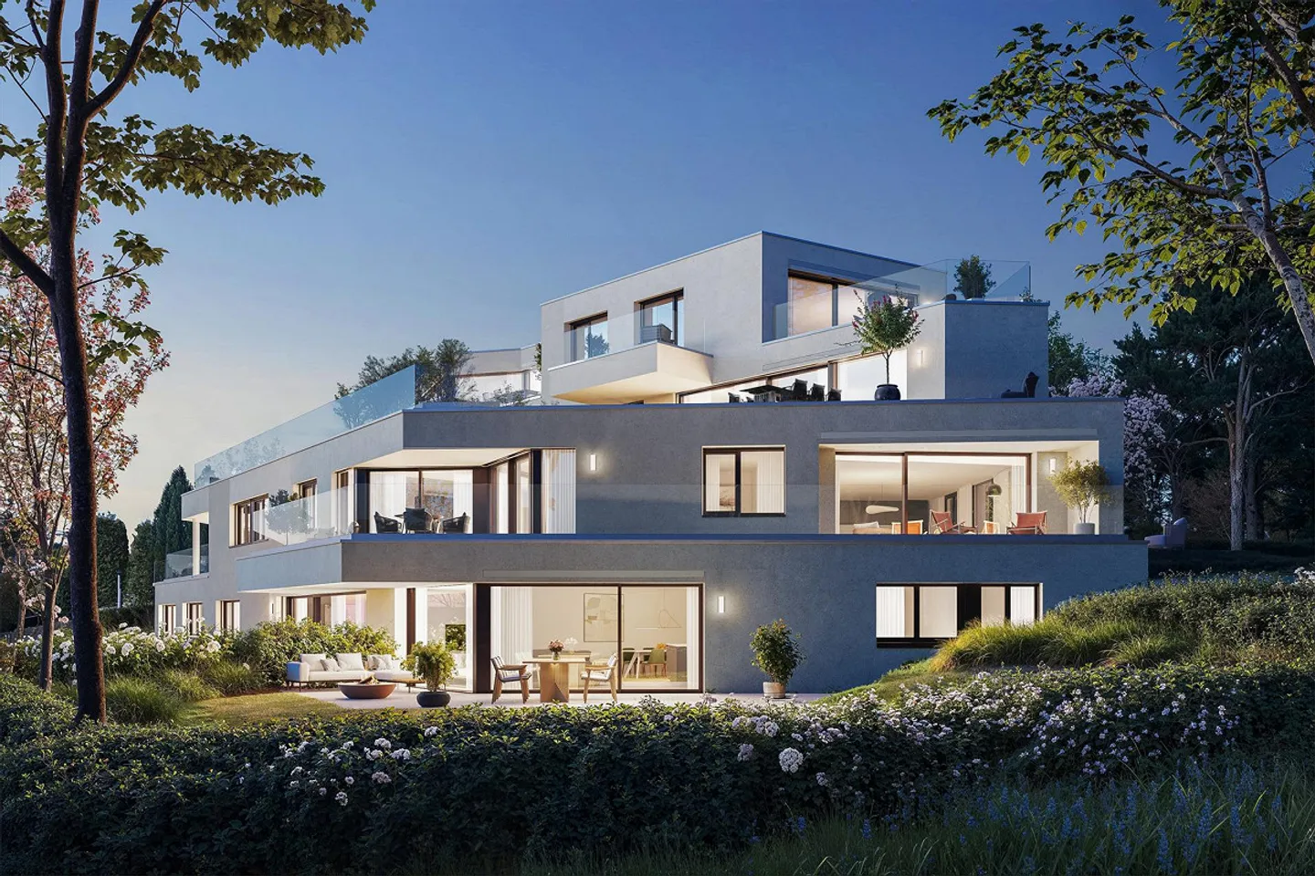 Appartement de rêve de 6,5 pièces avec jardin - Photo 1 sur 4