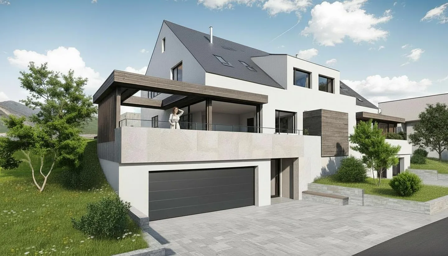 Ampia casa bifamiliare di nuova costruzione a Grüningen – Hansenburg 4b - Foto 1 di 3