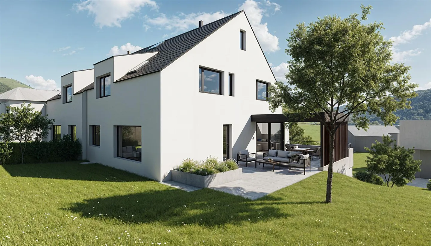 Ampia casa bifamiliare di nuova costruzione a Grüningen – Hansenburg 4b - Foto 2 di 3