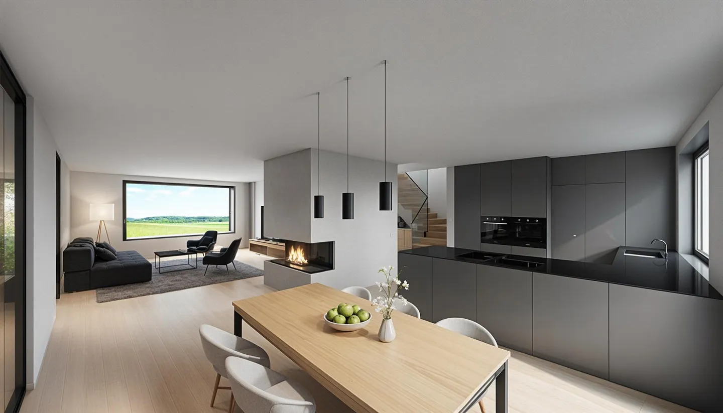 Ampia casa bifamiliare di nuova costruzione a Grüningen – Hansenburg 4b - Foto 3 di 3