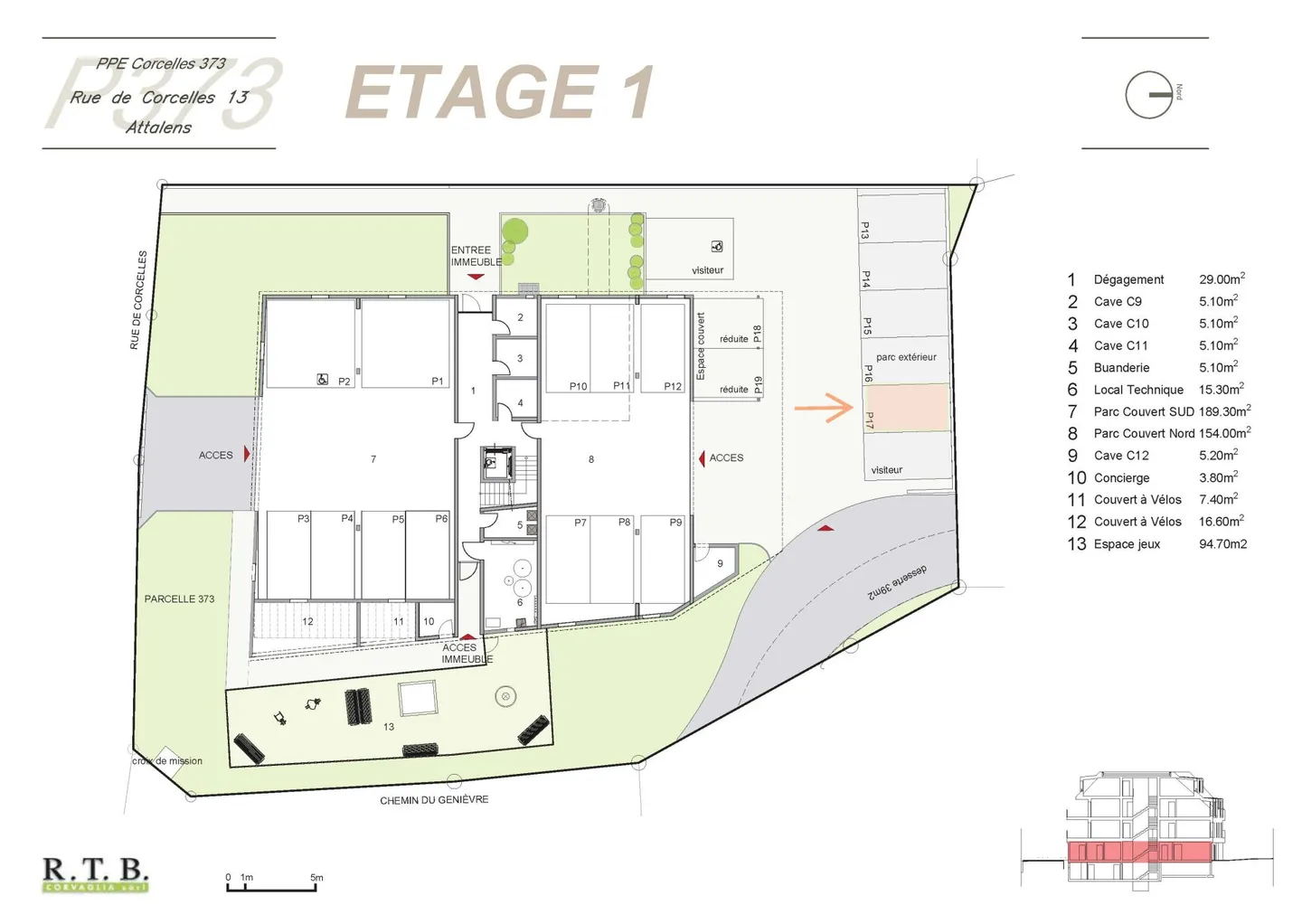 Outdoor parking space Corcelles - Photo 5 of 5