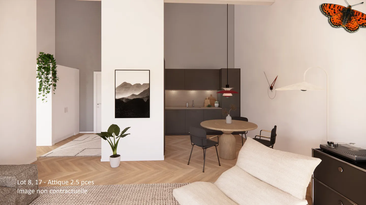 Appartement 2.5 pièces - Photo 4 sur 6