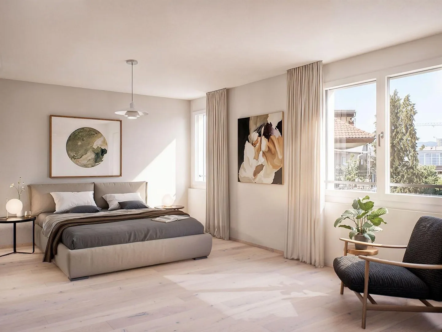 Appartement neuf de 3,5 pièces dans un emplacement calme à Oerlikon - Photo 4 sur 7