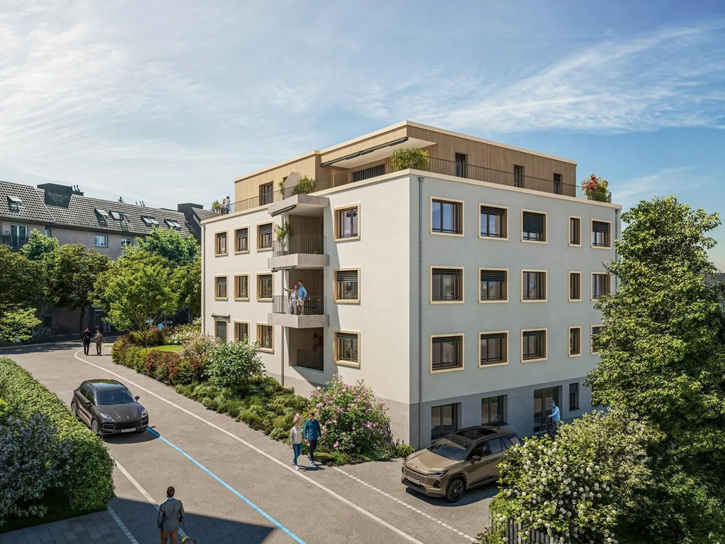 Appartement neuf de 3,5 pièces dans un emplacement calme à Oerlikon - Photo 7 sur 7