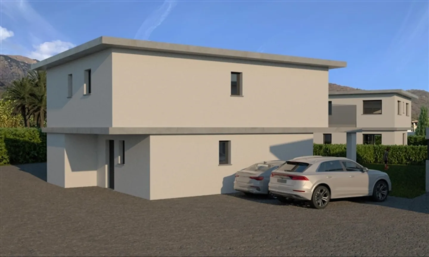 Casa a schiera in fase di costruzione con ampio giardino - Foto 2 di 7