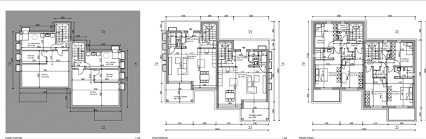 Casa a schiera in fase di costruzione con ampio giardino - Foto 4 di 7