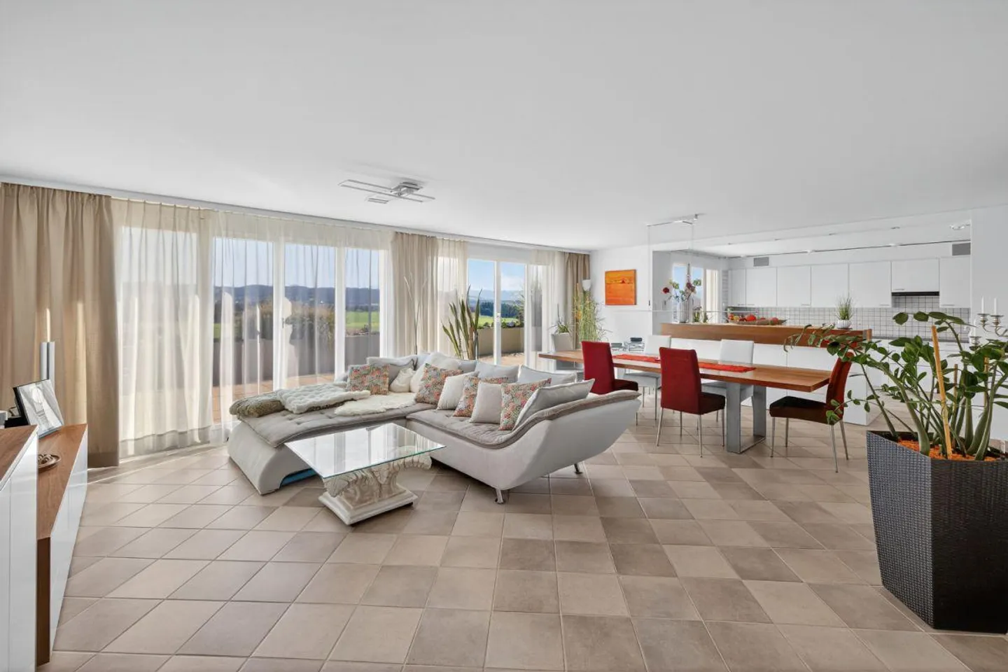 Living with a View and Peace - Spacious Terrace House on Sunny South Slope of Zuzwil - Photo 2 of 12