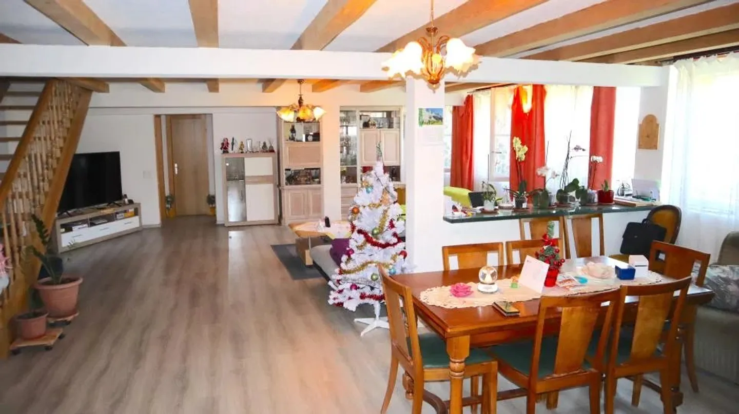 Wohnung 5.5 Zimmer + geräumige Lagerhallen? Ideal für Handwerker, Investoren oder Selbstständige - Foto 3 von 11