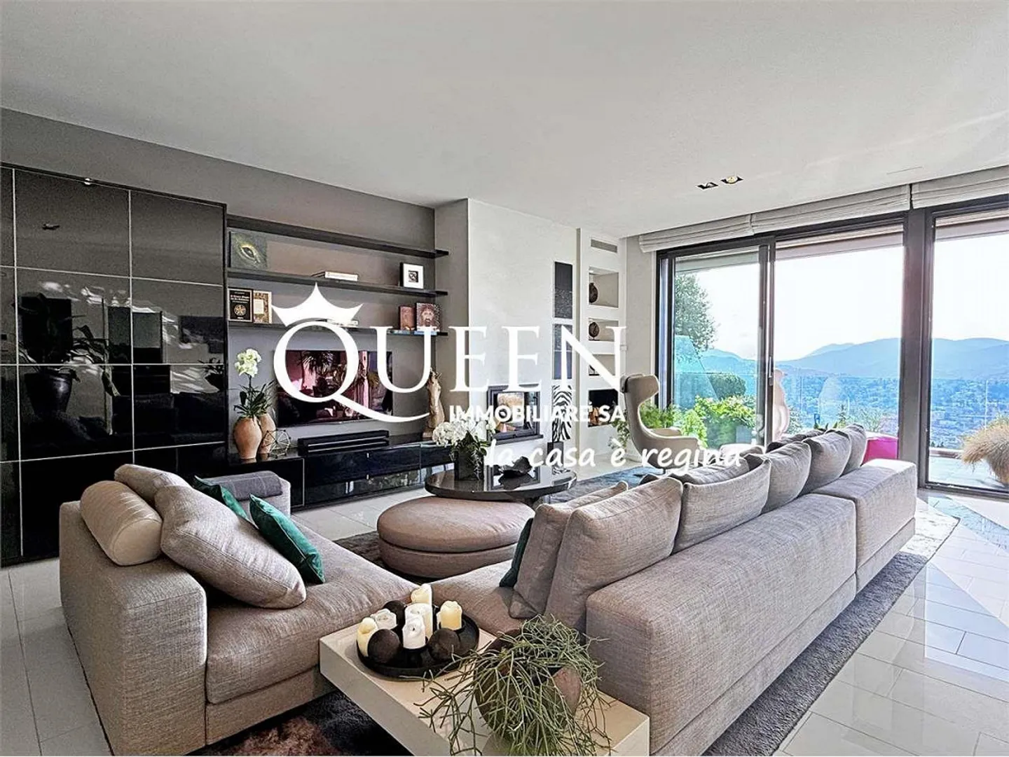 Aldesago : penthouse 5.5 pièces, 320 m², terrasse sur le toit, Jacuzzi, vue sur le lac - Photo 5 sur 13