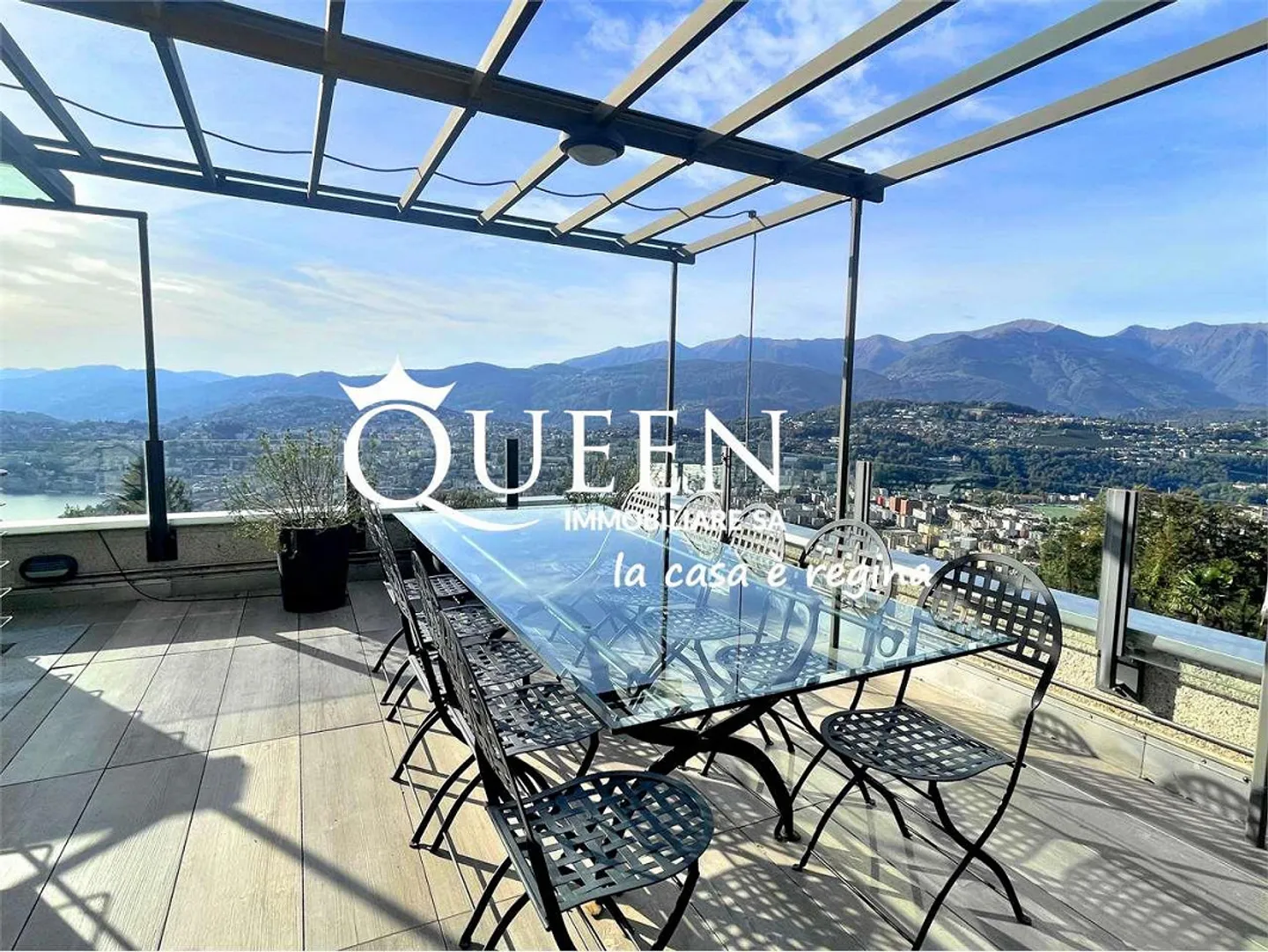 Aldesago : penthouse 5.5 pièces, 320 m², terrasse sur le toit, Jacuzzi, vue sur le lac - Photo 11 sur 13