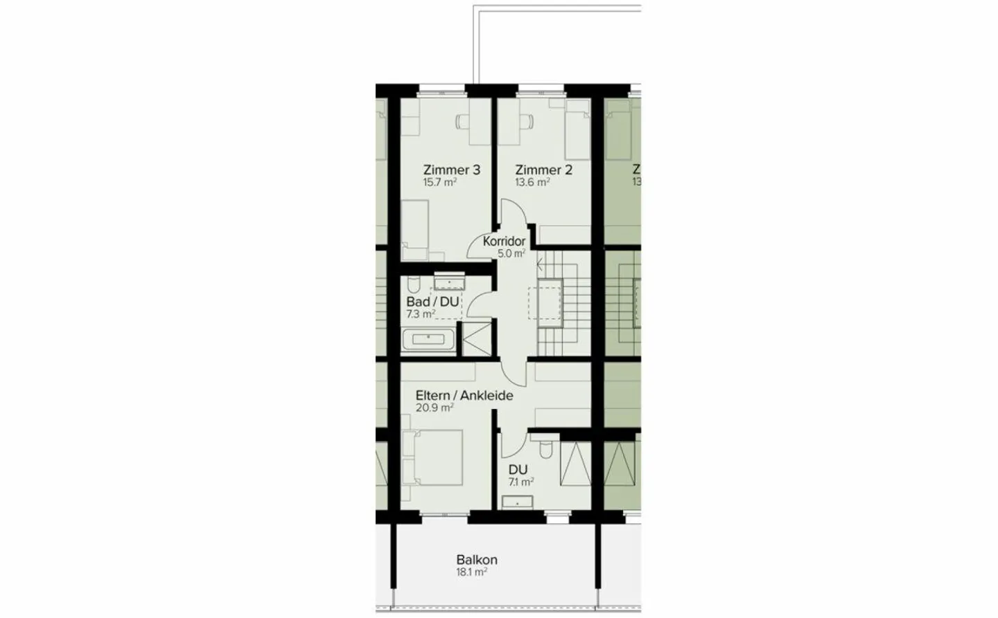 First Occupancy | 262 m² | 5.5-Room Single-Family House "Rosenberg" | New Construction Project - Photo 12 of 13