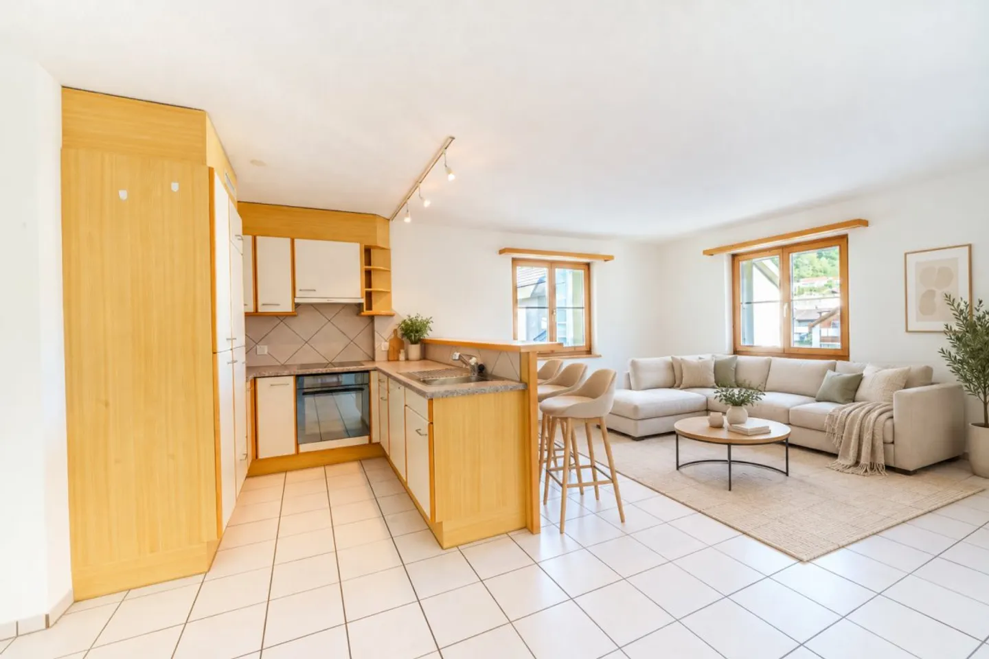 Charmante Wohnung in Thusis - Foto 1 von 13