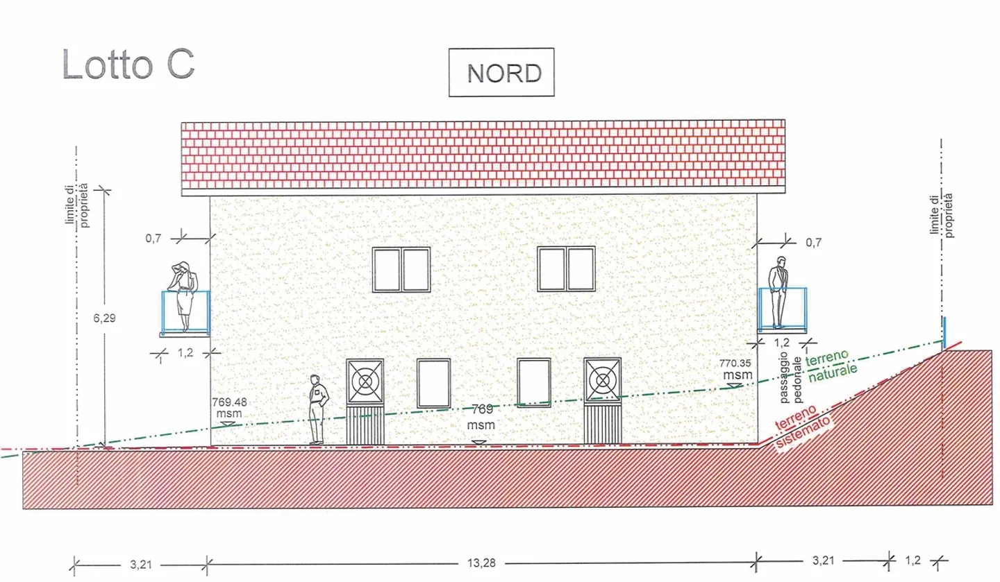 NEUBAU IN FAIDO  DOPPELHAUSHÄLFTE 4,5 ZIMMER MIT GARTEN UND MOUNTAIN VIEW - Foto 5 von 11