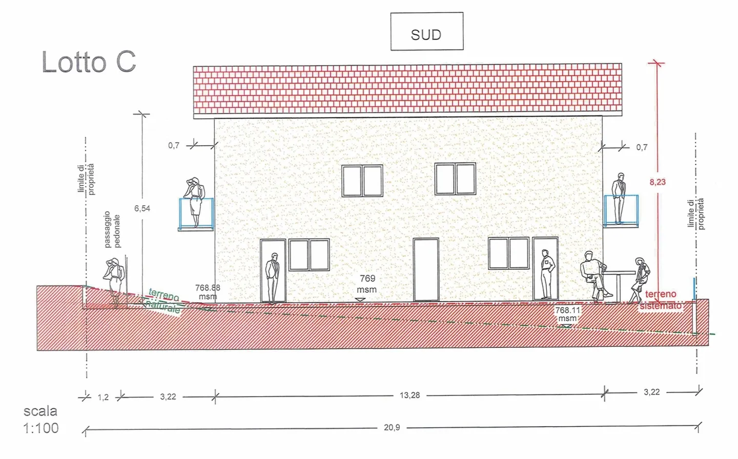 NEUBAU IN FAIDO  DOPPELHAUSHÄLFTE 4,5 ZIMMER MIT GARTEN UND MOUNTAIN VIEW - Foto 7 von 11