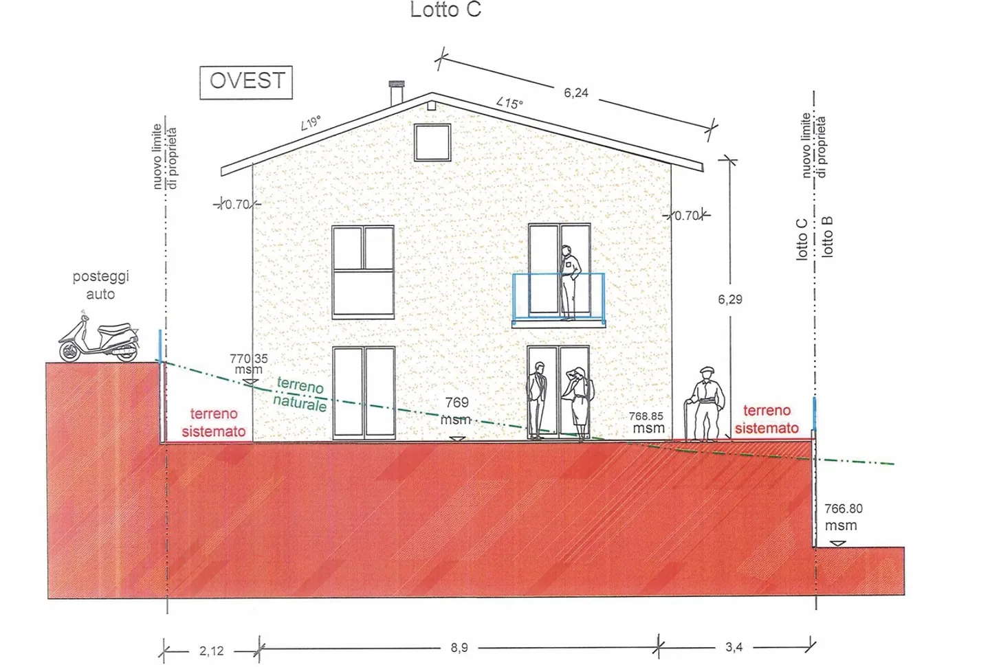 NEUBAU IN FAIDO  DOPPELHAUSHÄLFTE 4,5 ZIMMER MIT GARTEN UND MOUNTAIN VIEW - Foto 8 von 11
