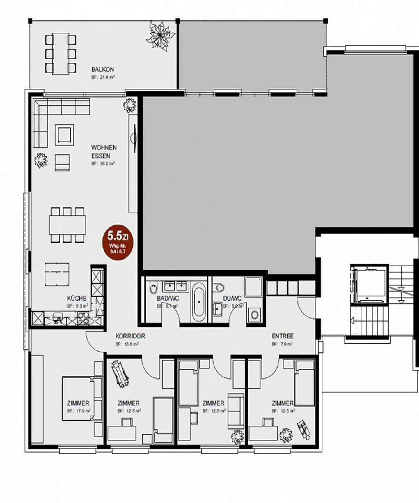 Vie moderne avec beaucoup d'espace ! - Photo 6 sur 6