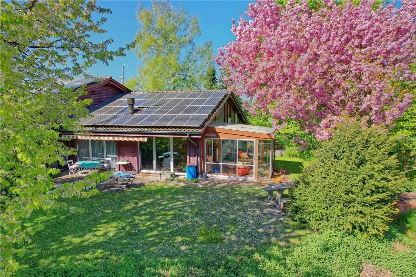 Maison semi-détachée de 4½ pièces avec vue sur la verdure - Photo 1 sur 13