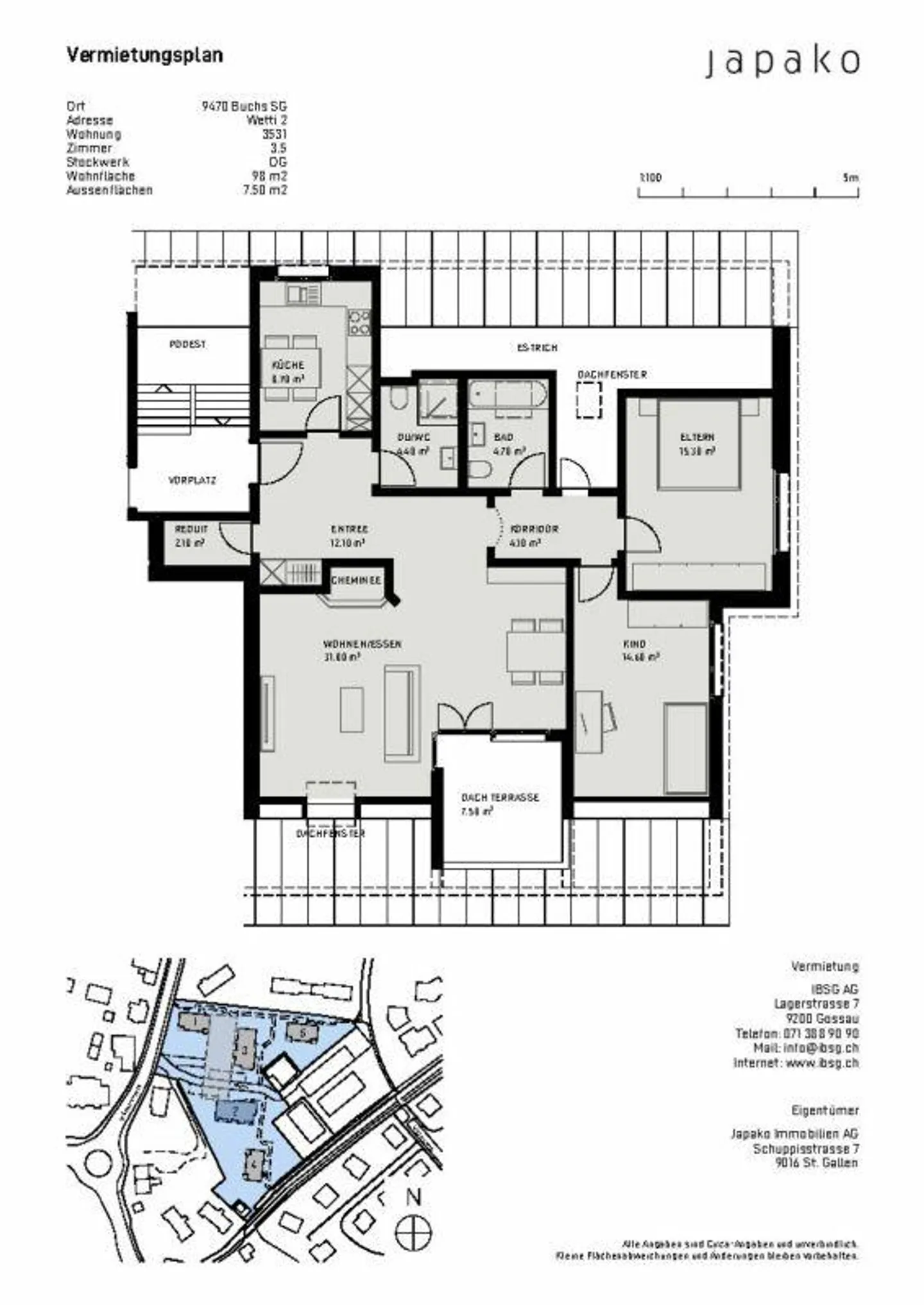 Attractive 3.5 Room Apartment in Werdenberg - Photo 10 of 12