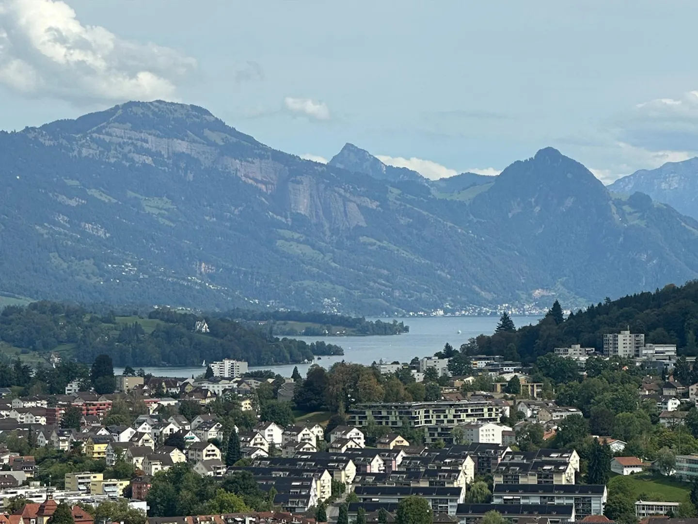 Dreamlike view of Lake Lucerne: Cozy fireplace, utility room with washing tower and two underground parking spaces - Photo 14 of 16