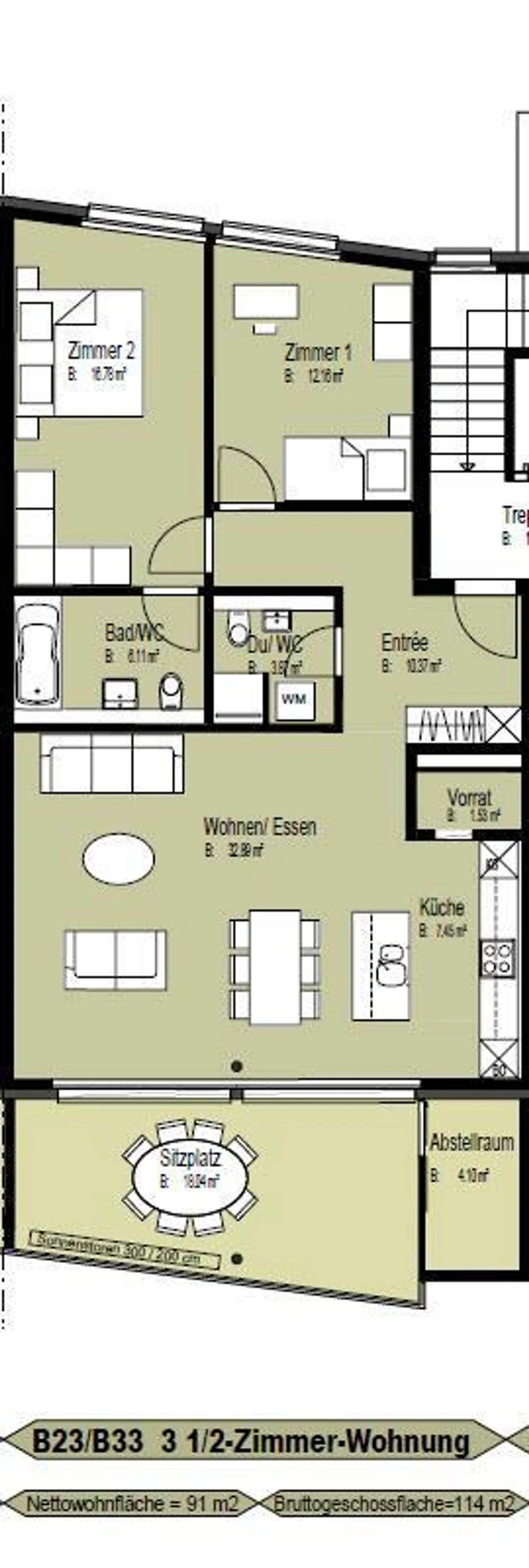 Stilvolle Wohnung im Grünen - Foto 11 von 11