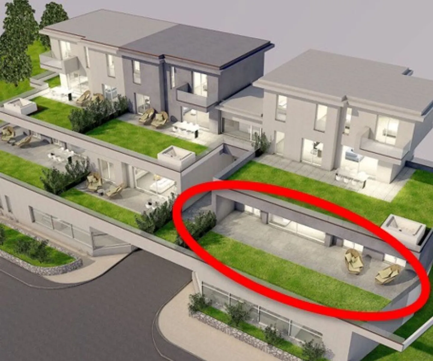 Interesting project for a 4 ½-room apartment with garden - Photo 2 of 3