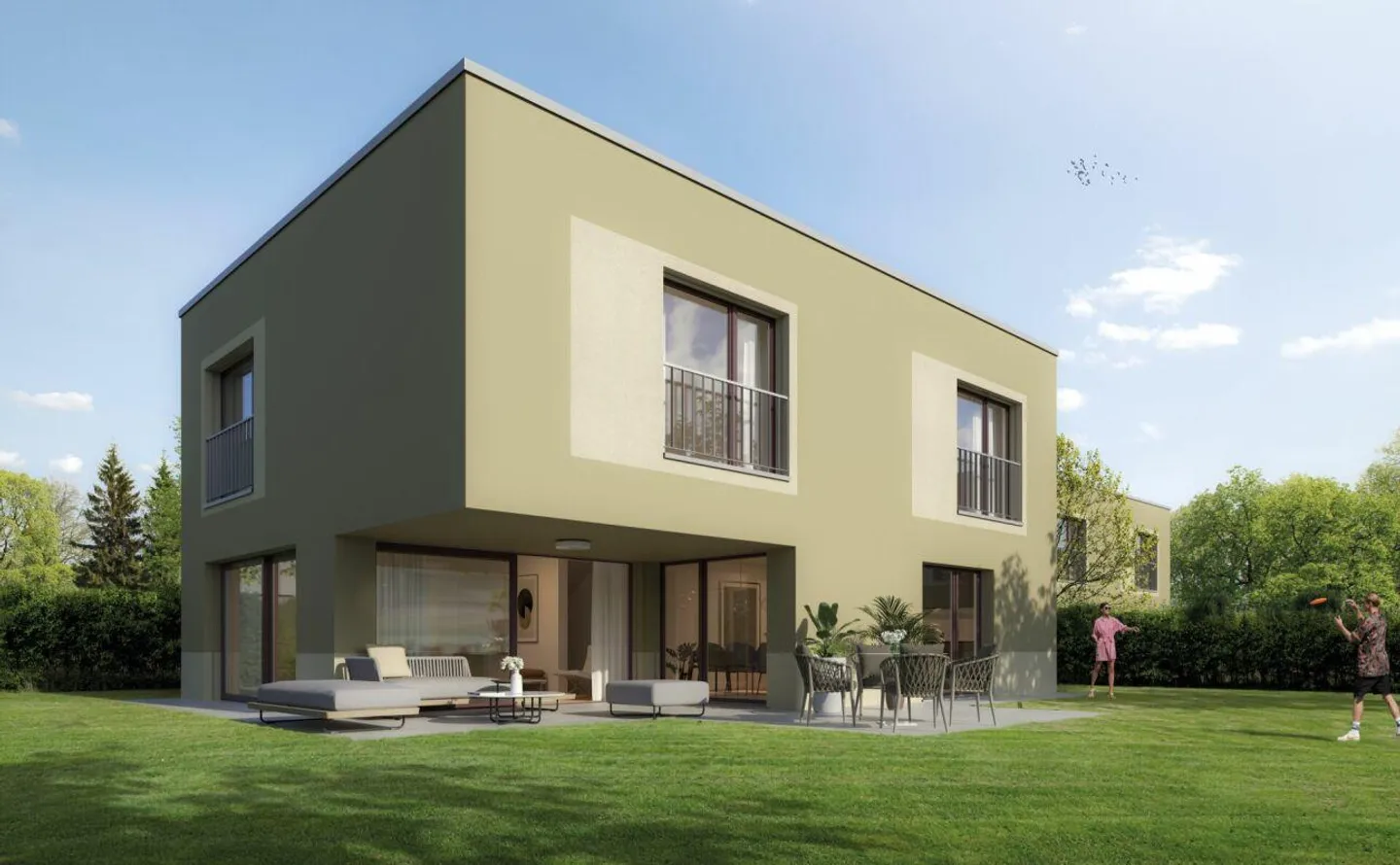 Vier freistehende 5.5-Zimmer Einfamilienhäuser Neubau in Eschenz - Foto 1 von 6