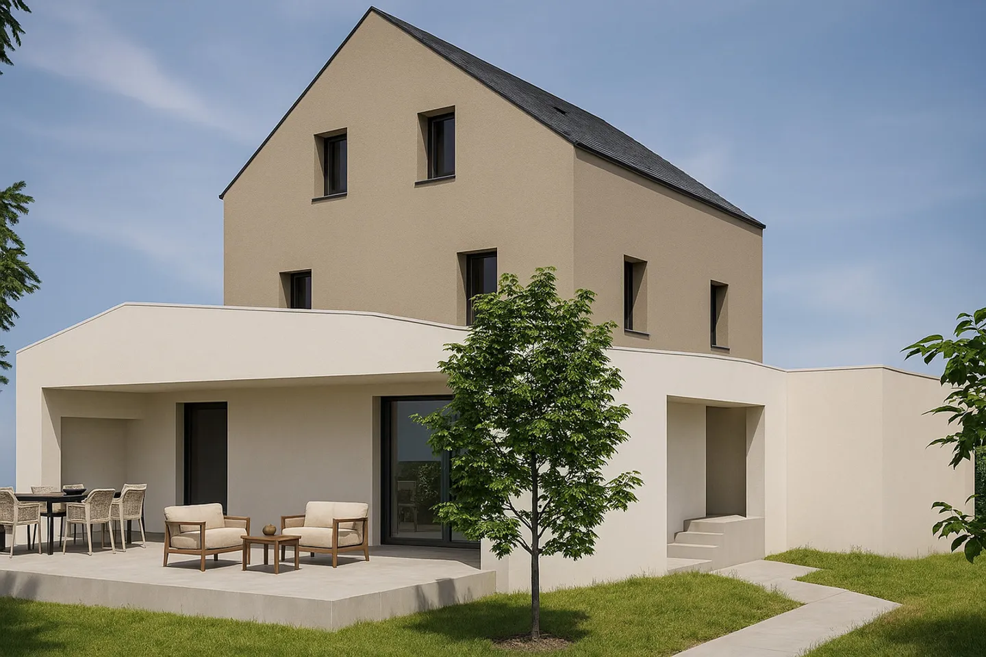 Superbe Maison Neuve avec Jardin - Photo 4 sur 5