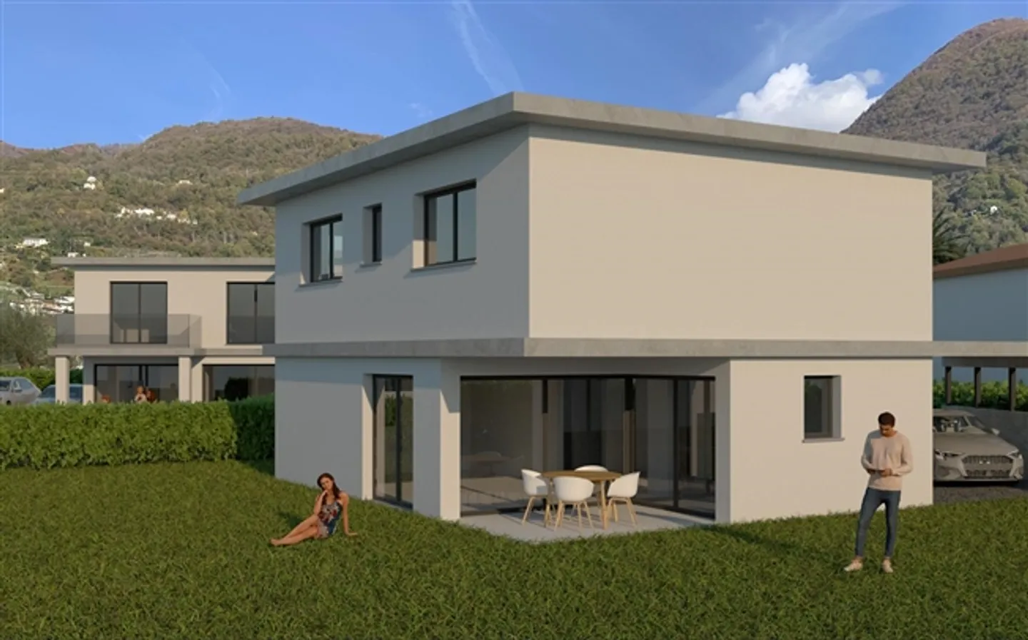 Casa monofamiliare di 4.5 locali in costruzione con ampio giardino - Foto 1 di 7