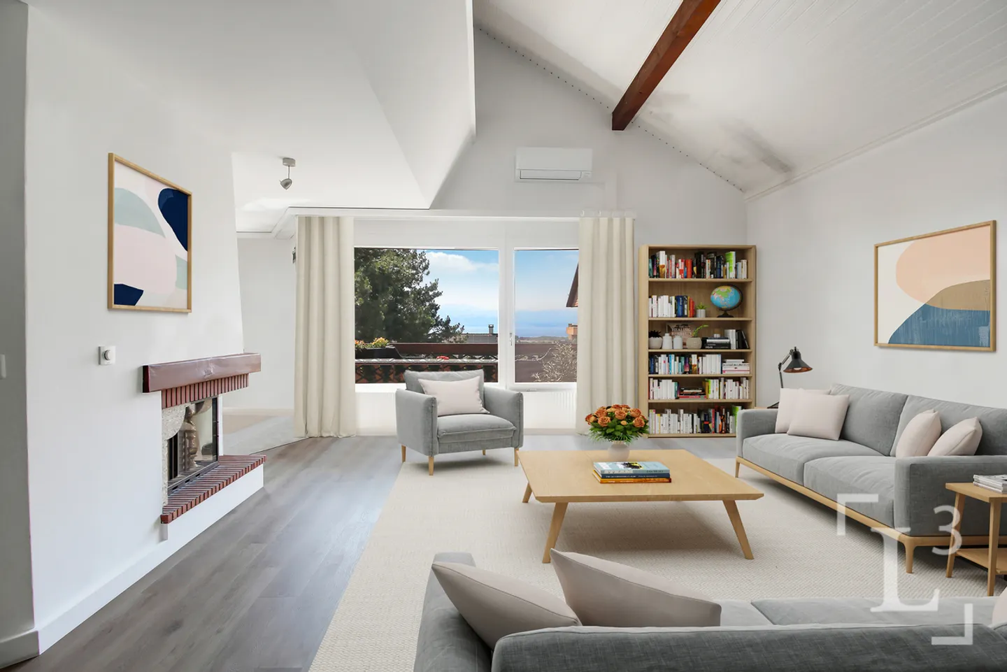 City Center! Penthouse duplex with lake and Alps view - Photo 1 of 13