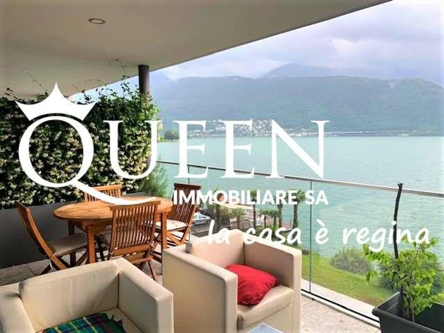 Melide: 3,5-Zimmer-Wohnung, 120 m², am See, überdachte Terrasse - Foto 2 von 2