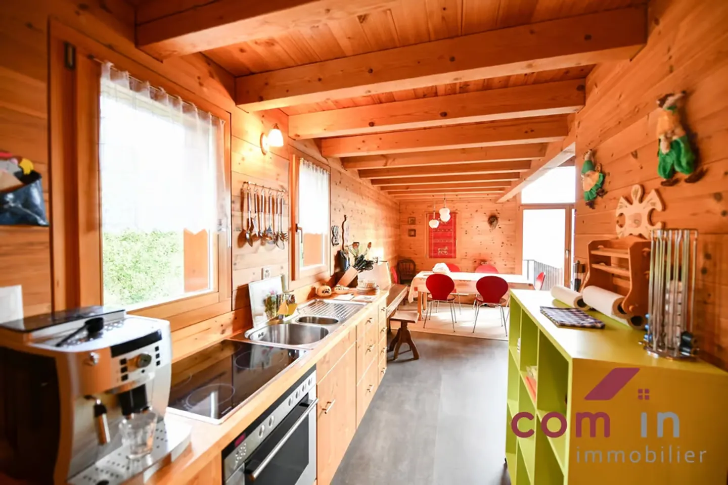 Val d'Hérens, schönes Chalet von 2002 mit atemberaubendem 180° Blick - Foto 4 von 13