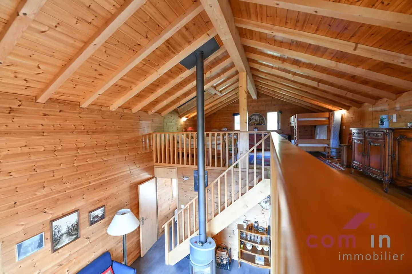 Val d'Hérens, schönes Chalet von 2002 mit atemberaubendem 180° Blick - Foto 9 von 13