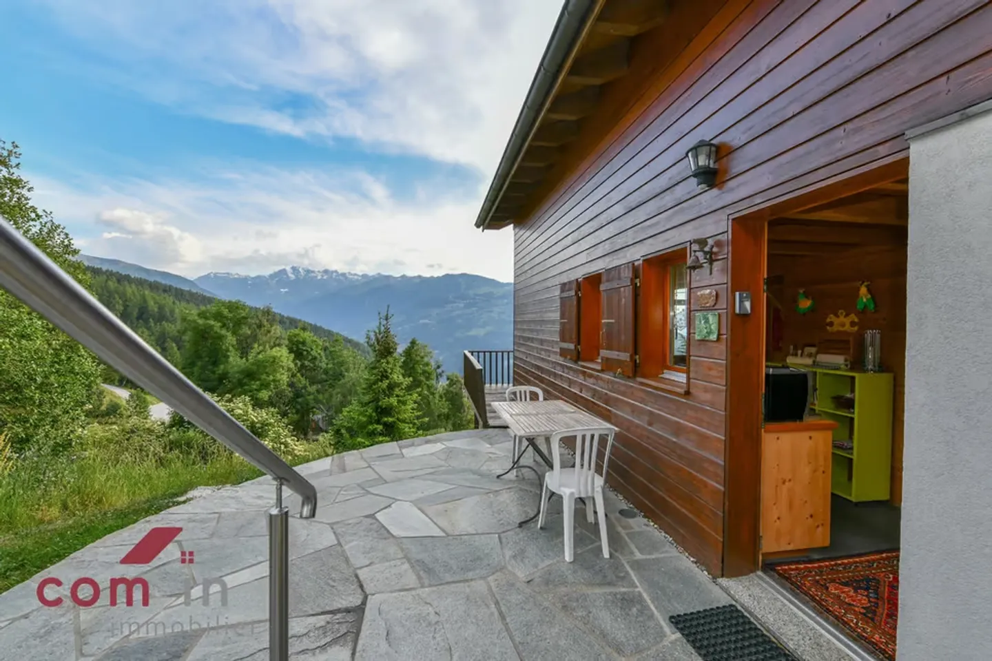 Val d'Hérens, schönes Chalet von 2002 mit atemberaubendem 180° Blick - Foto 12 von 13