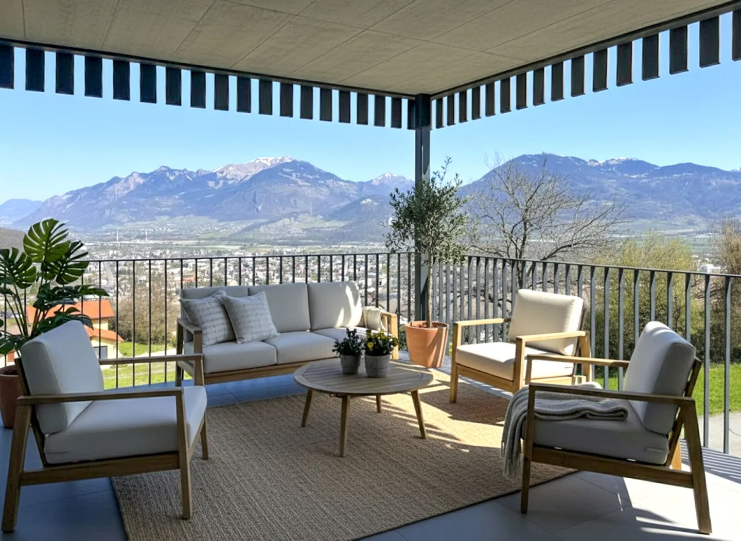 Villa individuelle de 4,5 pièces avec belle vue sur la plaine. - Photo 6 sur 12