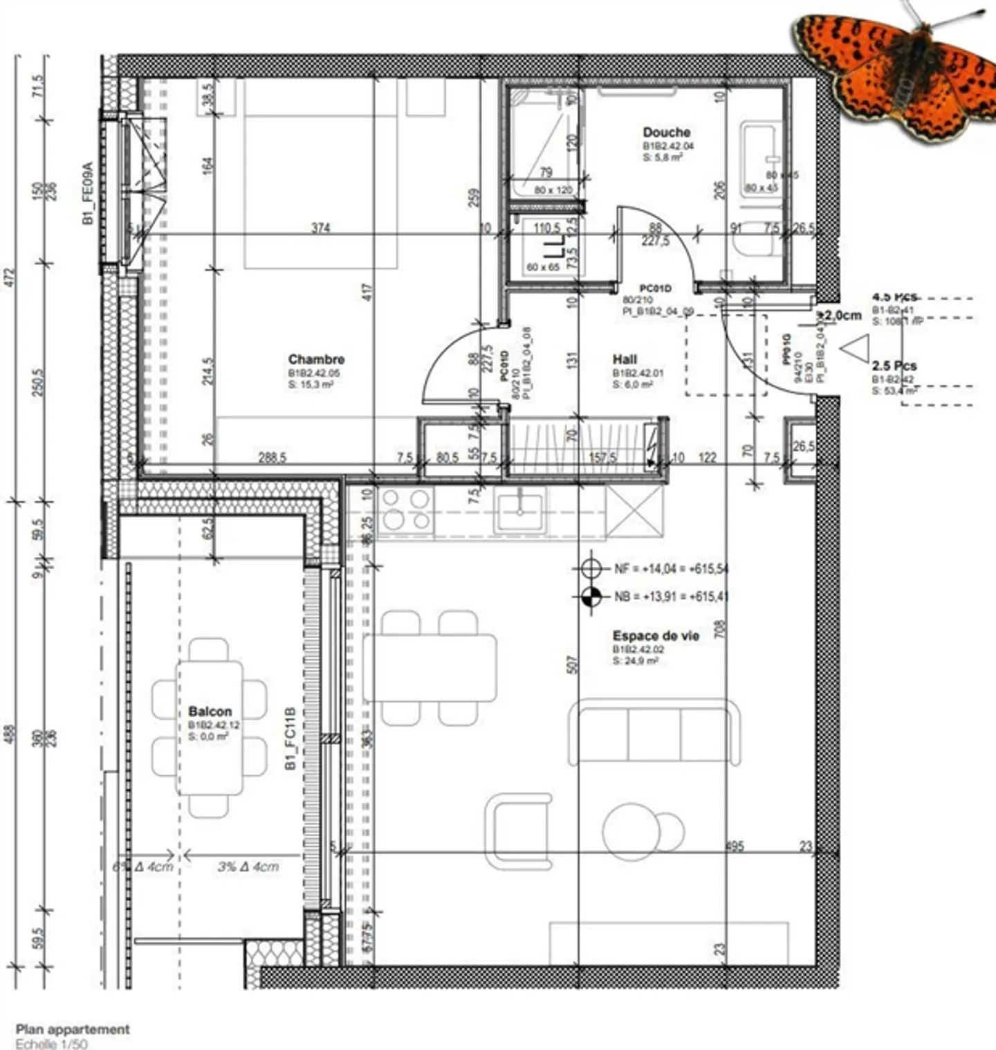 Charmante Wohnung mit Balkon - Foto 7 von 12