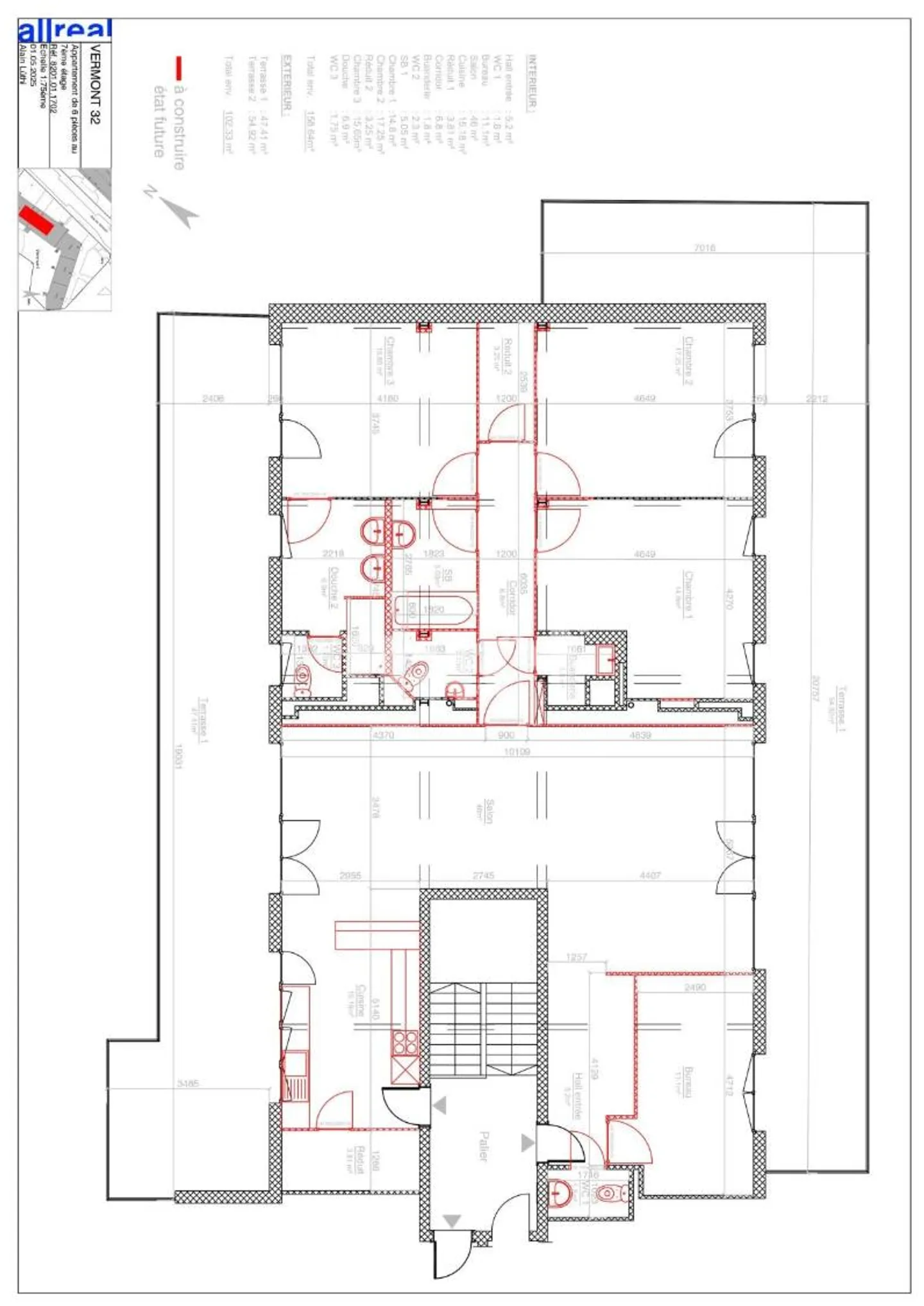 Appartement rénové avec terrasses - Photo 12 sur 12