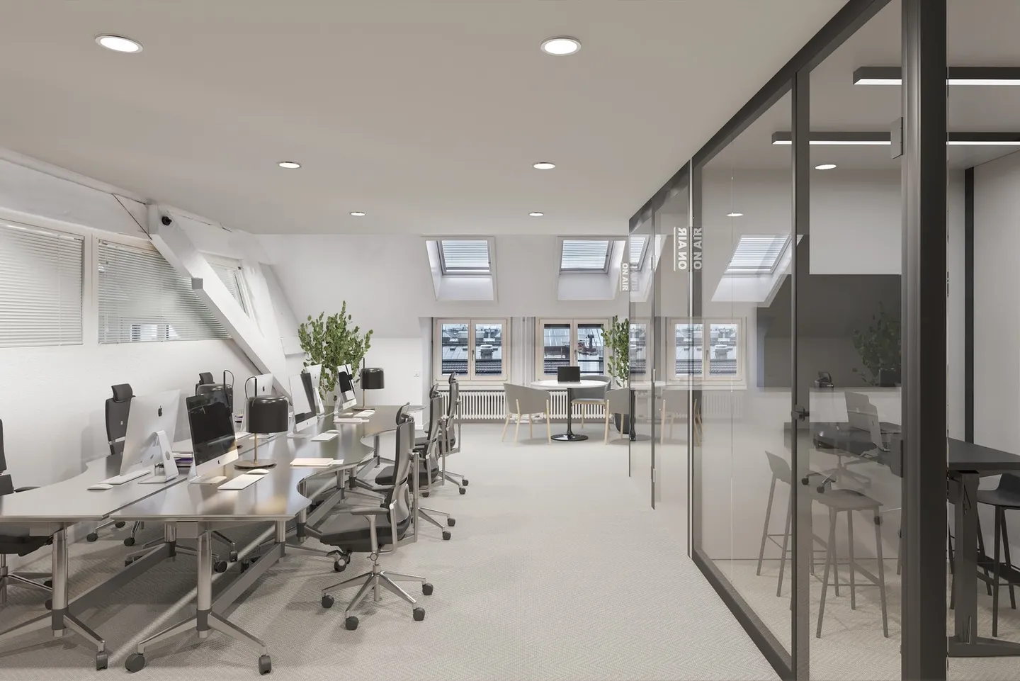 Spazi commerciali e amministrativi di 1'168 m2 al 5° piano a Ginevra in affitto - Foto 3 di 6