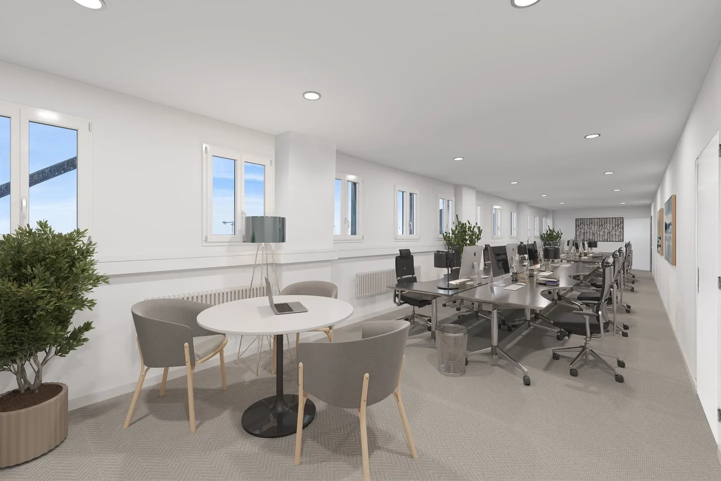 Spazi commerciali e amministrativi di 1'168 m2 al 5° piano a Ginevra in affitto - Foto 4 di 6