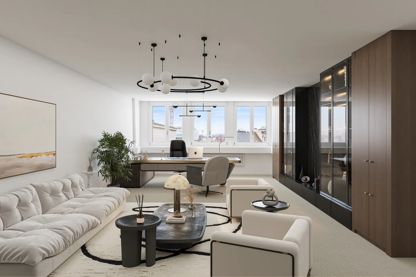 Spazi commerciali e amministrativi di 1'168 m2 al 5° piano a Ginevra in affitto - Foto 5 di 6