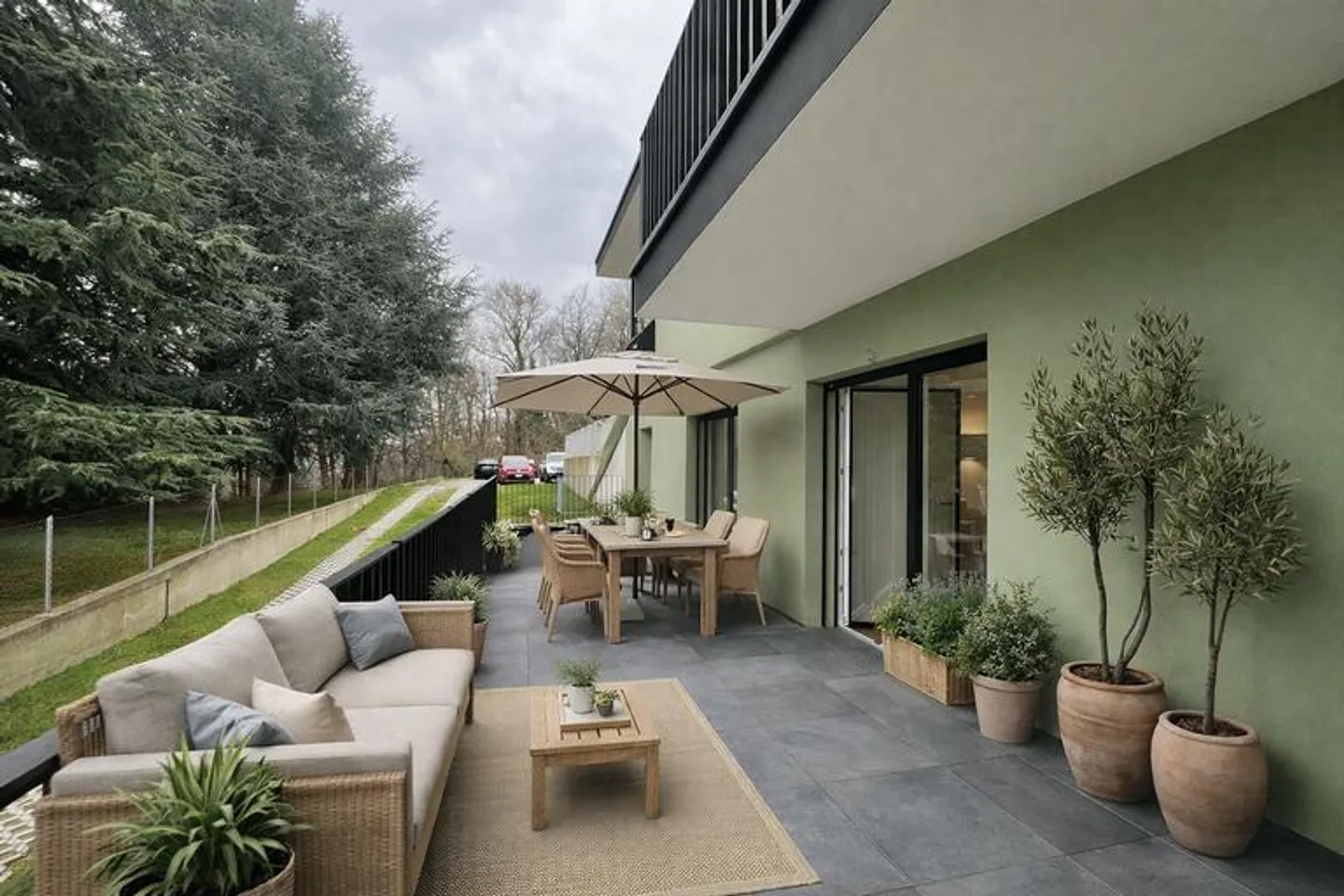 NOVAZZANO - NEW 3.5 ROOMS WITH LARGE TERRACE - Photo 8 of 9