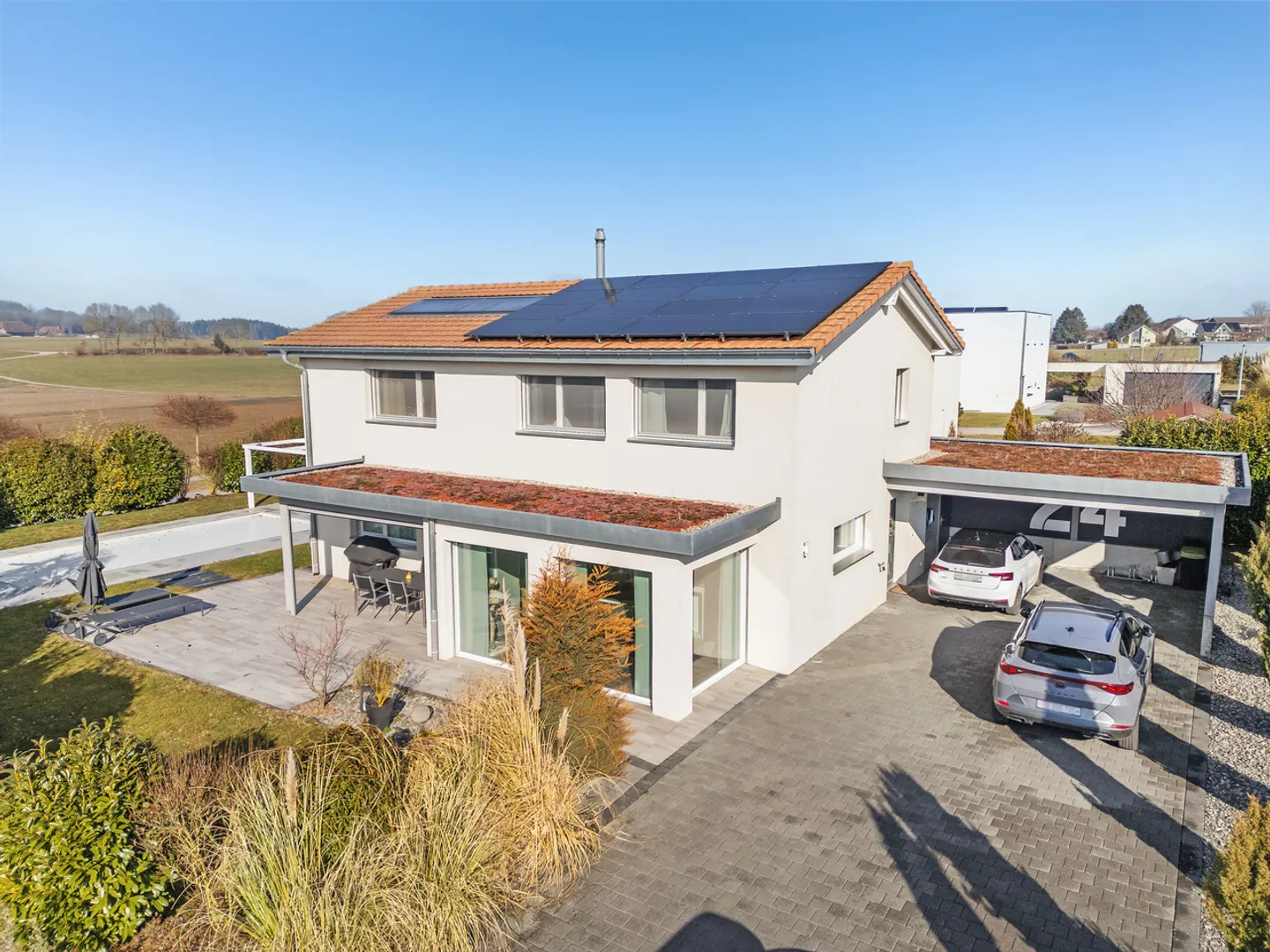 Villa moderne avec piscine à Fétigny - Photo 1 sur 8