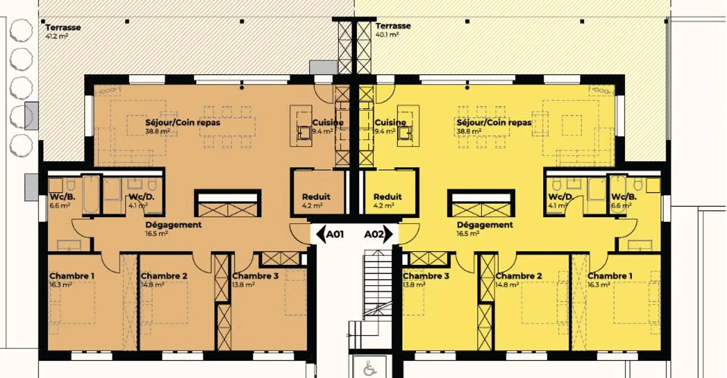 Appartements de 4.5 pièces au rez-de-jardin - visites possibles ! - Photo 9 sur 9