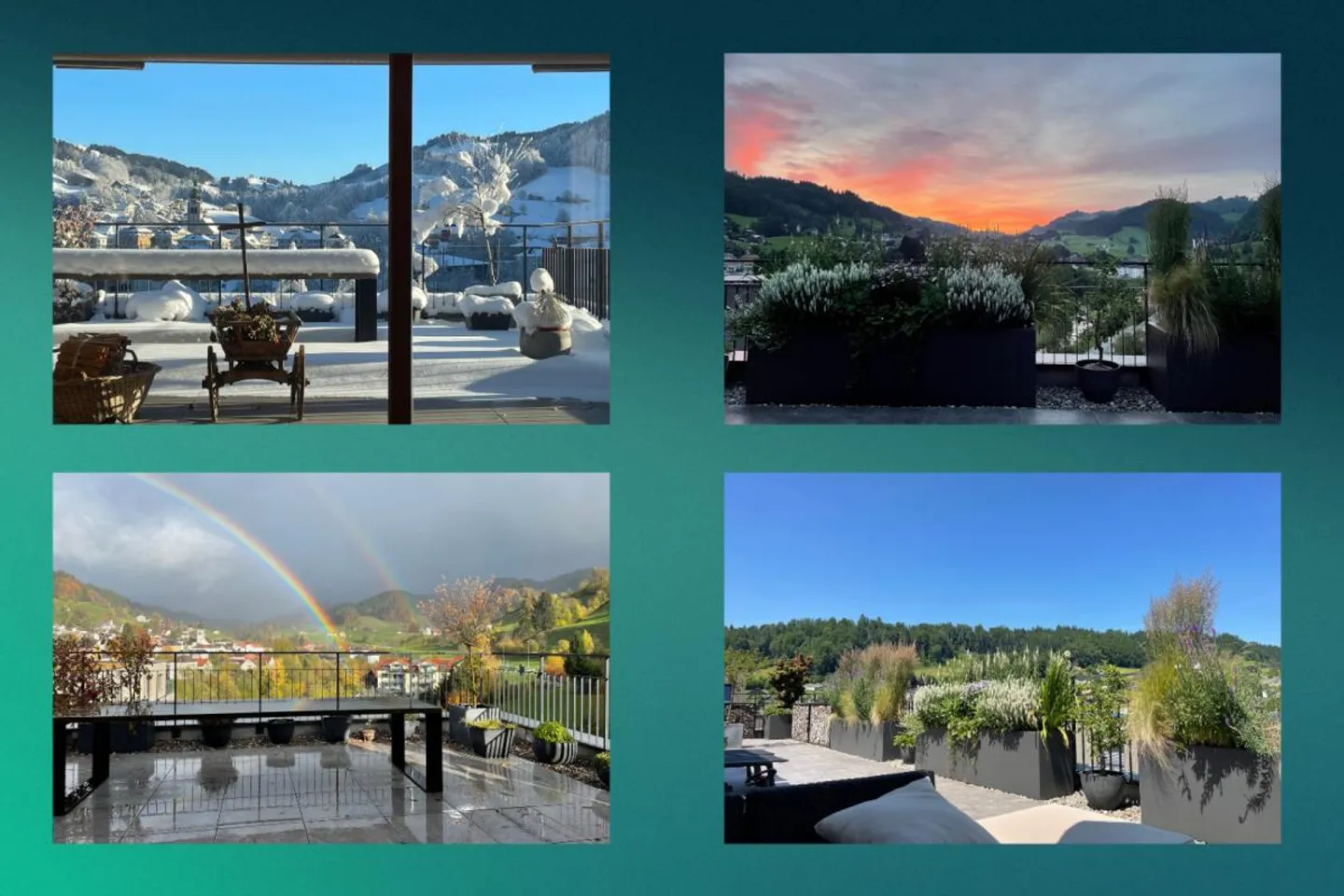 Exclusive penthouse apartment in modern wooden construction with beautiful panoramic view - Photo 9 of 13