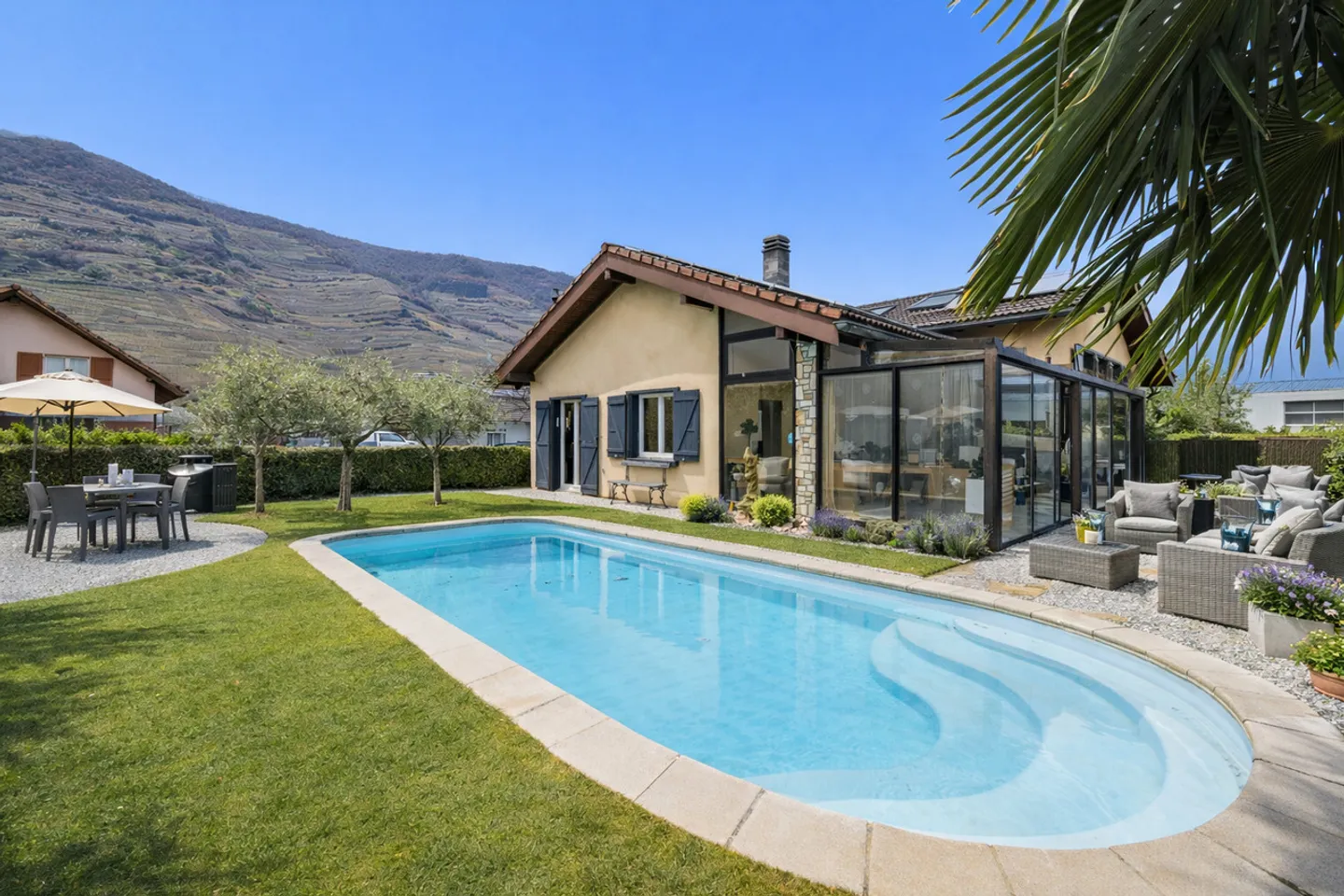 Villa with Pool in Fully - Photo 1 of 12