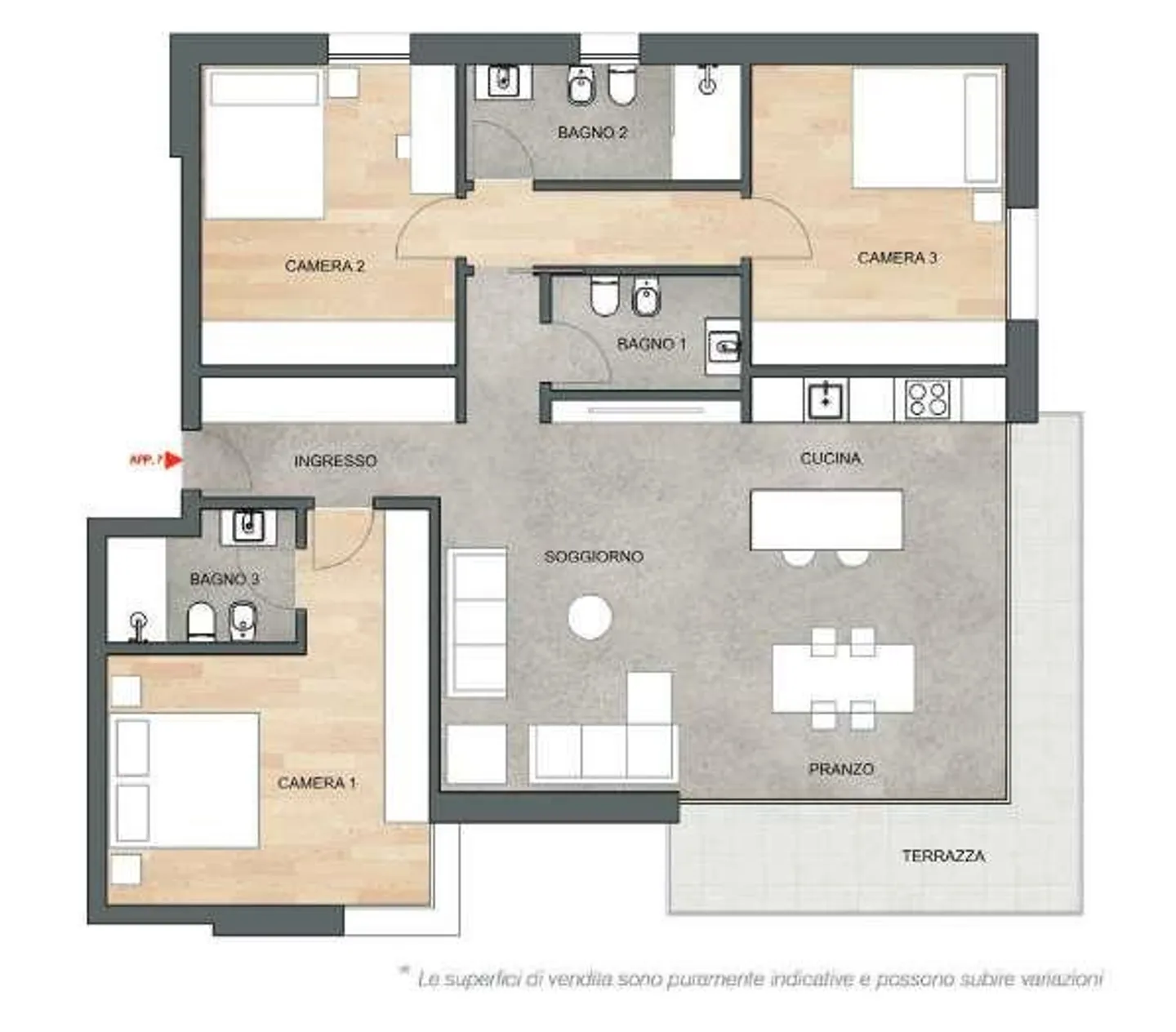 New Apartment 4.5 rooms Bedano - Photo 11 of 11