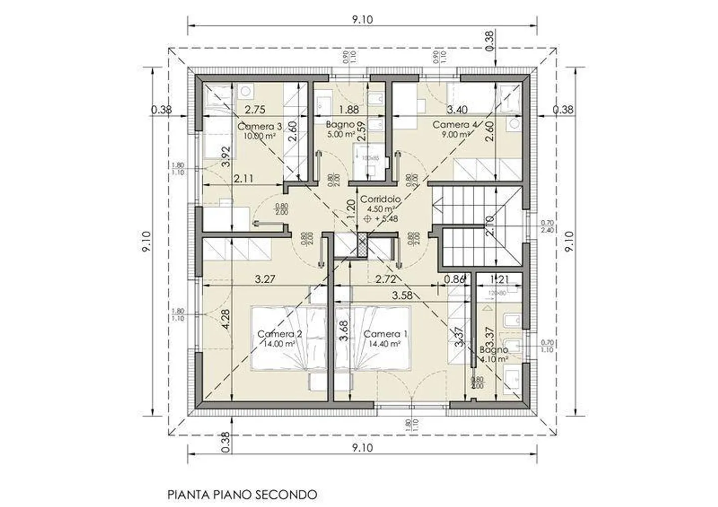 Chalet moderno con vista panoramica - Foto 16 di 20